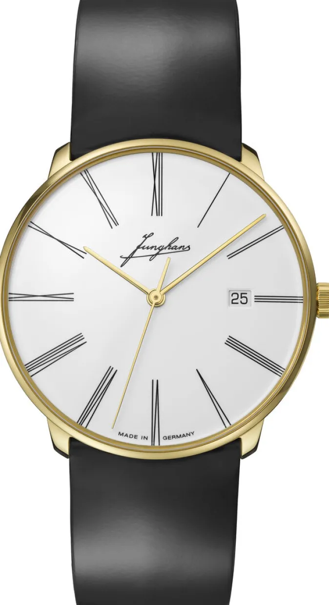 Junghans ZEIT-Sonderedition »Meister fein Automatic Edition Erhard«, Weissgold