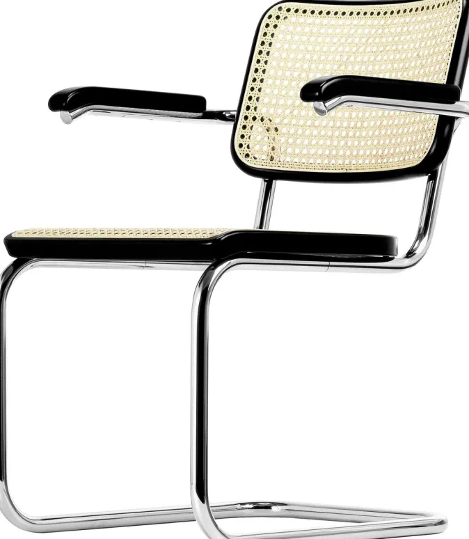 Thonet ZEIT-Sonderedition Stahlrohr-Freischwinger »S 64« von