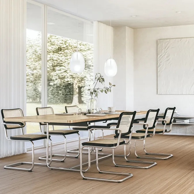 Thonet ZEIT-Sonderedition Stahlrohr-Freischwinger »S 64« von