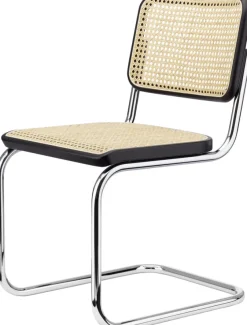 Thonet ZEIT-Sonderedition Stahlrohr-Freischwinger »S 32« von