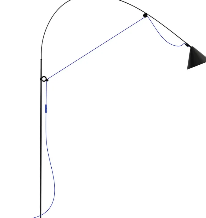 Midgard ZEIT-Sonderedition Stehlampe »AYNO«, Schwarz/Ultramarin