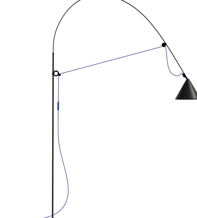 Midgard ZEIT-Sonderedition Stehlampe »AYNO«, Schwarz/Ultramarin