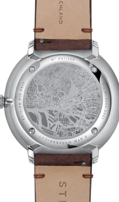 Sternglas ZEIT-Sonderedition Uhr »Hamburg«, Silber