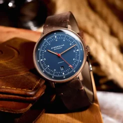 Sternglas ZEIT-Sonderedition Uhr »Hamburg«, Bronze