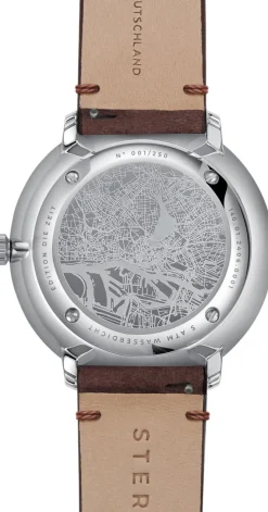 Sternglas ZEIT-Sonderedition Uhr »Hamburg Automatik«, Grün-Blau