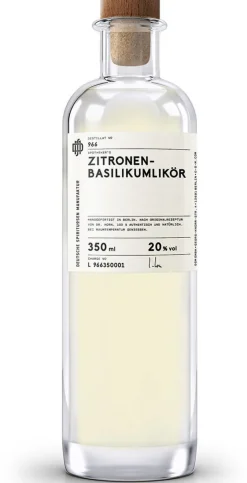Deutsche Spirituosen Manufaktur Zitronen-Basilikumlikör »966«